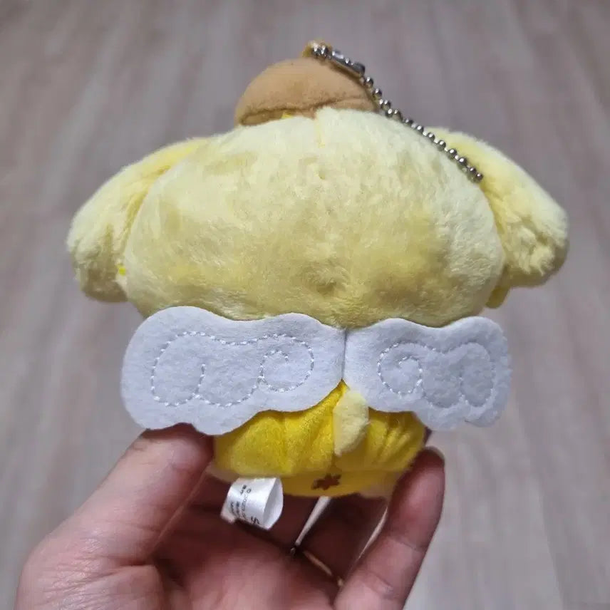[BUNJANG] Pompompurin Baby Angel Mascot Keychain Doll / 폼폼푸린 베이비 앤젤 마스코트 키링 인형