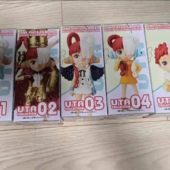 [BUNJANG] Sealed One Piece World Collectable Film Red Uta Collection Figure Set (Vol. 1-5) / 미개봉 원피스 월콜 필름레드 UTA 우타 컬렉션 피규어 1-5탄