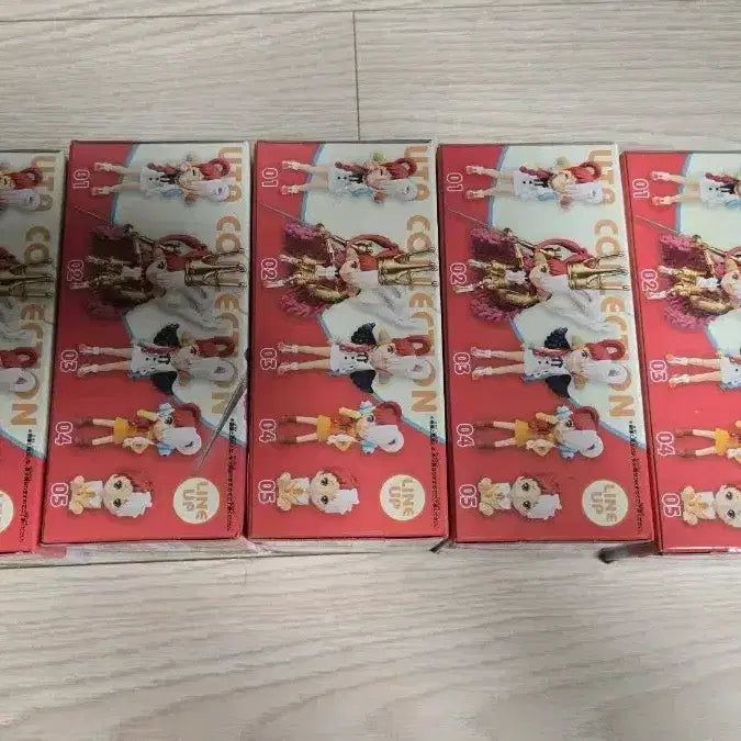 [BUNJANG] Sealed One Piece World Collectable Film Red Uta Collection Figure Set (Vol. 1-5) / 미개봉 원피스 월콜 필름레드 UTA 우타 컬렉션 피규어 1-5탄