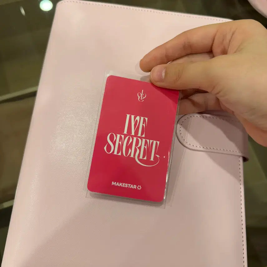 [BUNJANG] IVE Jang Wonyoung Secret Makestar Lucky Draw Autographed Photocard (Heart Candy Ver.) / 아이브 장원영 시크릿 메이크스타(하트사탕ver)영통팬싸 싸인포카(정품)