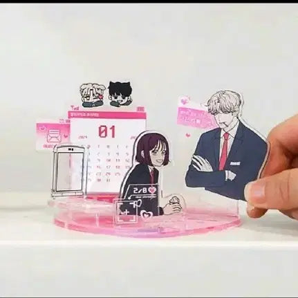 [BUNJANG] Baek Dohwa Go Eunhyuk 2024 Operation Pure Calendar Acrylic Calendar / 미개봉)작전명순정 2024 달력 아크릴 캘린더 백도화 고은혁