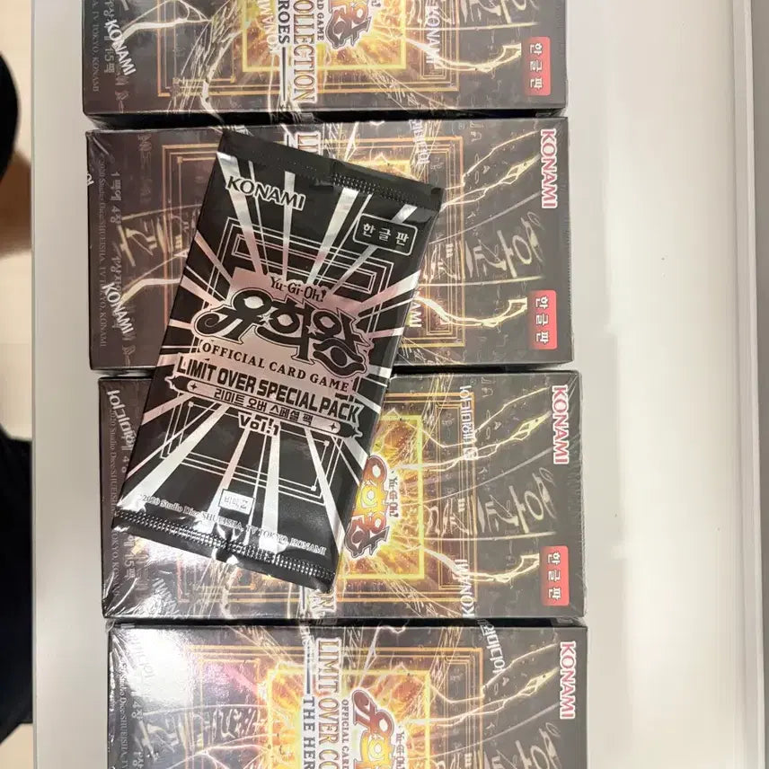 [BUNJANG] Yu-Gi-Oh! Limit Over Collection 4 Boxes (Promo Included) / [새상품] 유희왕카드 리미트오버컬렉션 4박스 (프로모o)