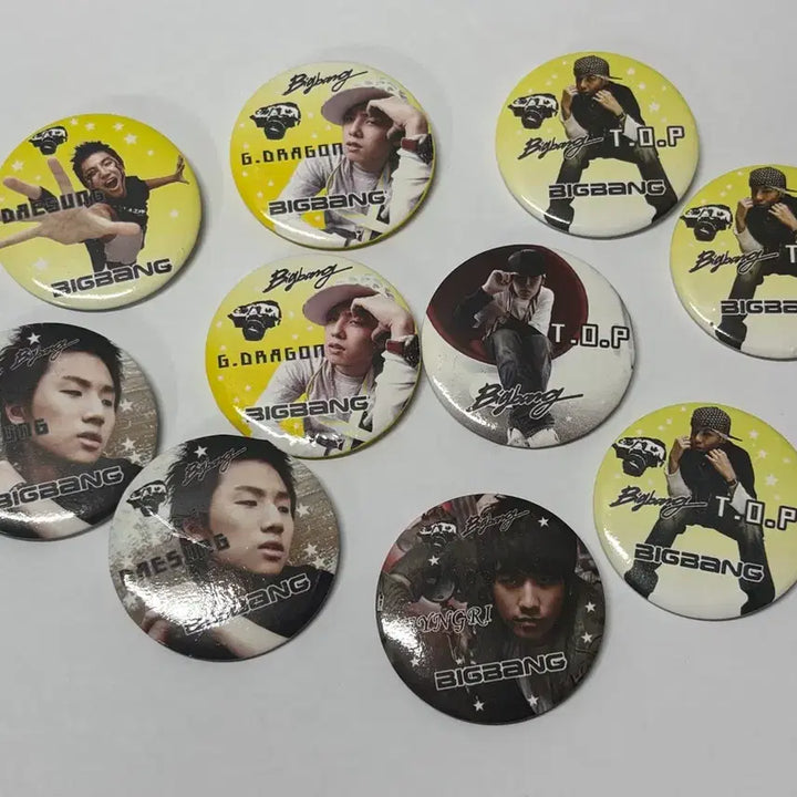 [BUNJANG] BIGBANG G-Dragon Early Version Pin Badge Set / 초희귀 빅뱅 극초기 라라라 핀뱃지 세트 지드래곤 지디 gd BIGBANG