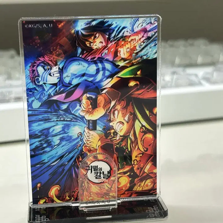 [BUNJANG] Demon Slayer Giyu &amp; Akaza Poster Acrylic Stand / 귀멸의 칼날 기유 아카자 포스터 아크릴 스탠드 (정품) 판매