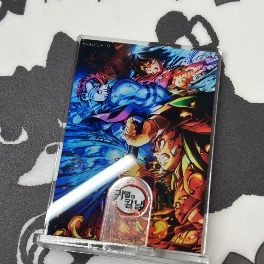 [BUNJANG] Demon Slayer Giyu &amp; Akaza Poster Acrylic Stand / 귀멸의 칼날 기유 아카자 포스터 아크릴 스탠드 (정품) 판매