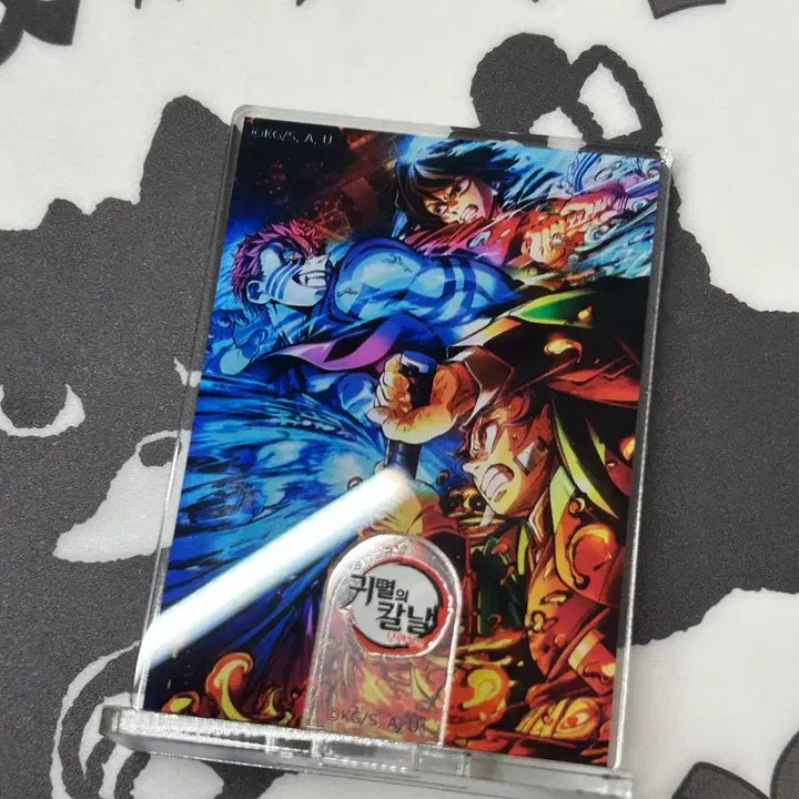 [BUNJANG] Demon Slayer Giyu &amp; Akaza Poster Acrylic Stand / 귀멸의 칼날 기유 아카자 포스터 아크릴 스탠드 (정품) 판매