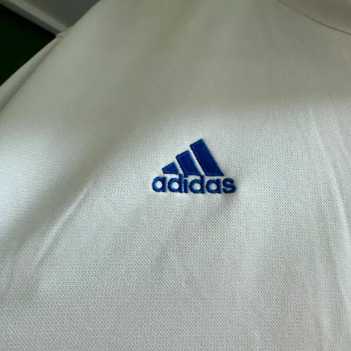 [BUNJANG] Adidas Real Madrid Track Top Jersey (White/Blue) / 아디다스 레알 마드리드 트랙탑 져지 상의 (화이트/블루)