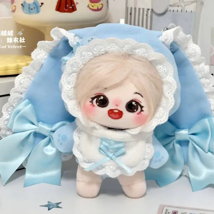 [BUNJANG] 10cm Rabbit Ear Outfit for Plushies / 10cm 솜인형옷 롭이어
