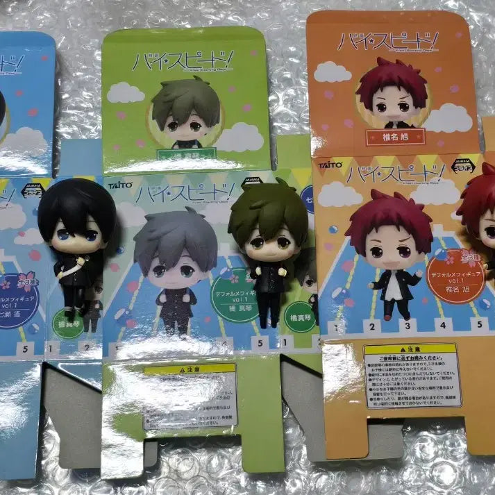 [SOLD OUT] 프리 Free! 데포르메 피규어 6종일괄 하이스피드 하루카 마코토 나츠야