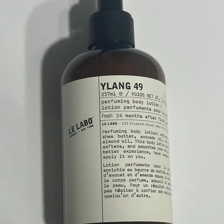 [BUNJANG] Le Labo Ylang 49 Body Lotion 237ml (Sealed) / (미개봉 새제품) 르라보 바디로션 일랑 49 237ml