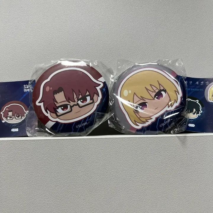 [BUNJANG] Solo Leveling Cha Hae-in &amp; Choi Jong-in Badge Bundle Set / 나혼자만레벨업(차해인,최종인) 캔뱃지 굿즈 일괄