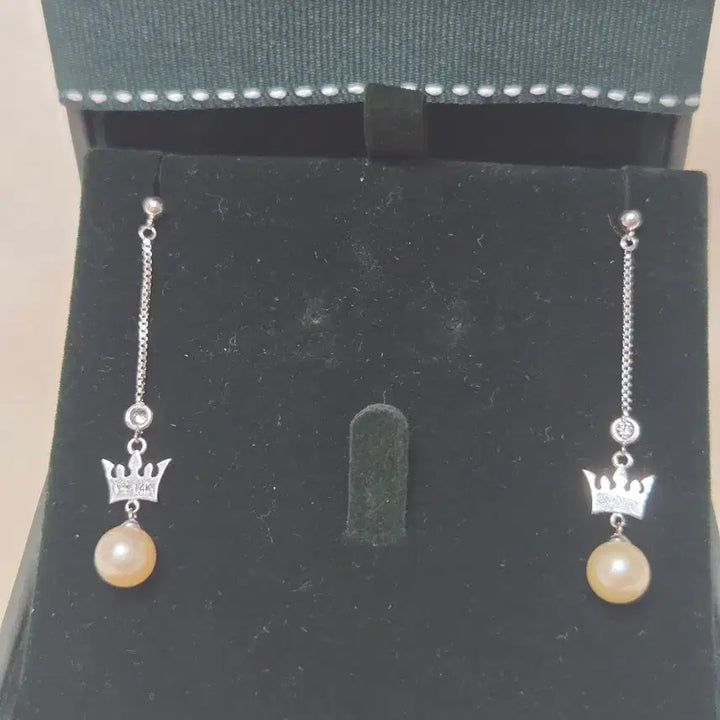 [BUNJANG] J.ESTINA 14K Pearl Drop Earrings / 제이에스티나 14k 진주드롭 귀걸이