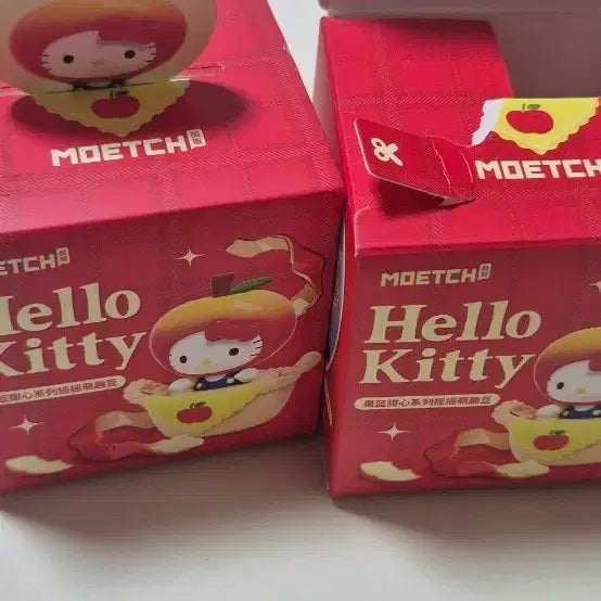 [BUNJANG] Hello Kitty Apple Edition Dashboard Figure Set (2 Pieces) / [2개세트] 헬로키티 사과에디션 대시보드 피규어 개봉/미개봉