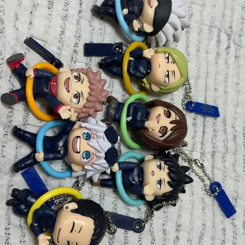 [BUNJANG] Jujutsu Kaisen Konnichiwa Ring Gacha Set (7 Types) / 주술회전 곤니치와 링 가챠 7종 일괄