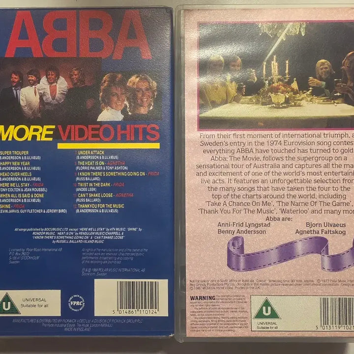 [BUNJANG] ABBA Video Hits VHS Set / ABBA 비디오 히트 VHS 아바 Agnetha Frida 맘마미아