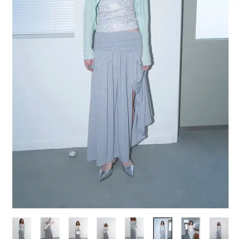 [SOLD OUT] overdue flair 롱스커트