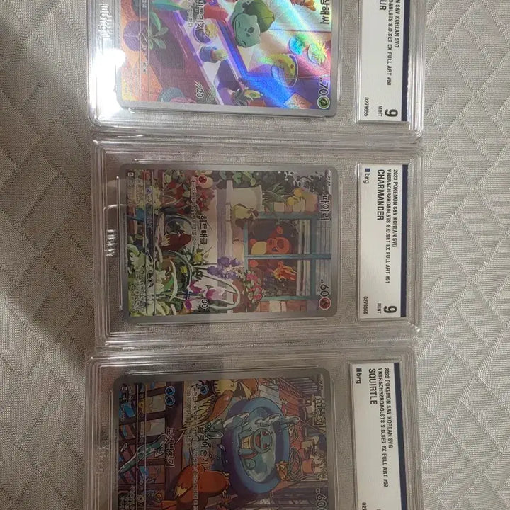 [BUNJANG] Pokemon Card Event Full Art Special Deck Squirtle, Charmander, Bulbasaur Consecutive / 포켓몬 카드 이븐트 풀아트 스페셜덱 꼬부기 파이리이상해씨연번