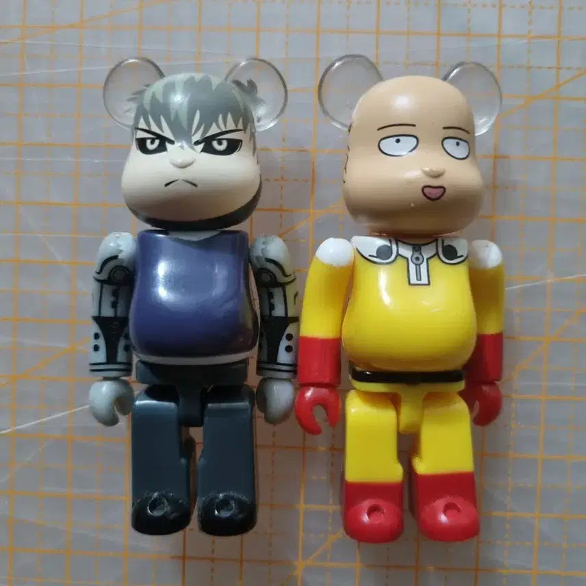 [SOLD OUT] 일괄)원펀맨 사이타마 제노스 베어브릭 피규어
