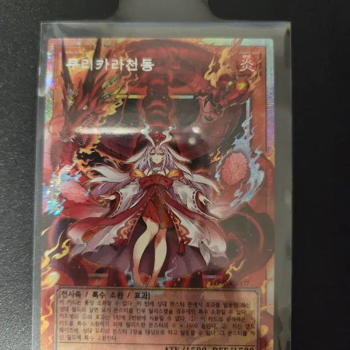 [BUNJANG] Yu-Gi-Oh! Card "Lyrilusc - Turquoise Warbler" LOSP-KR007 / 유희왕 카드 루리카라천동 오버프싴 LOSP-KR007