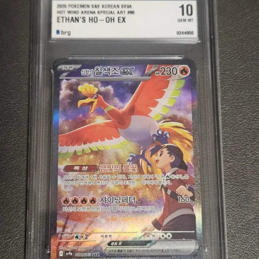 [BUNJANG] Pokemon Card Teal Feather Moltres SAR BRG10 / 포켓몬카드 심향의 칠색조 sar brg10