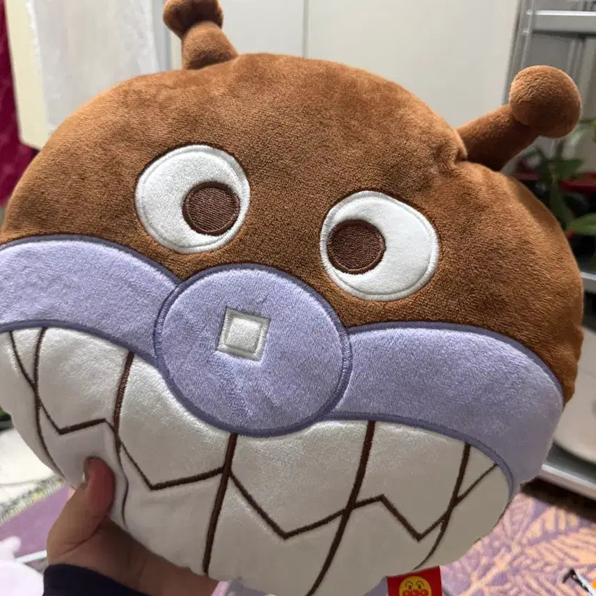 [BUNJANG] Baek-se Gyun Face Cushion / 세균맨 얼굴 인형 쿠션