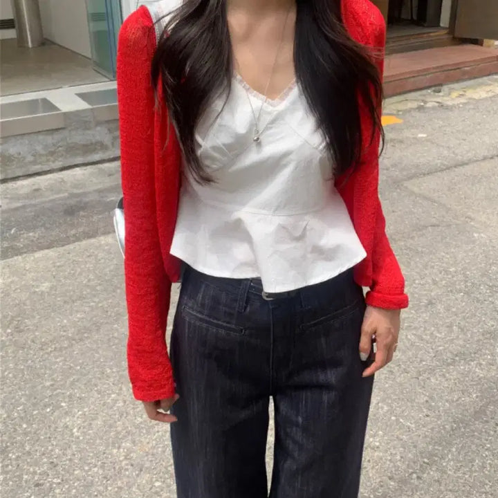 [SOLD OUT] 오브던 오드리 플레어 나시 블라우스