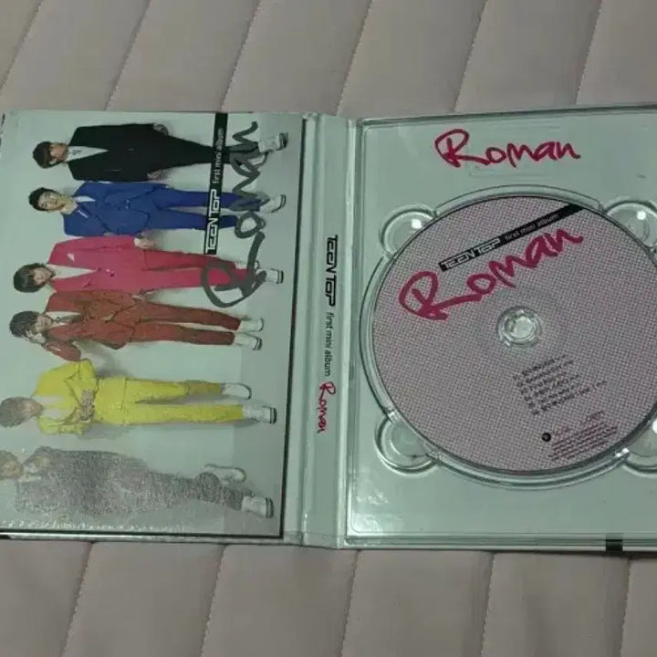 [BUNJANG] Teen Top 1st Mini Album "Roman" Signed / 틴탑 친필 1st Roman 미니앨범