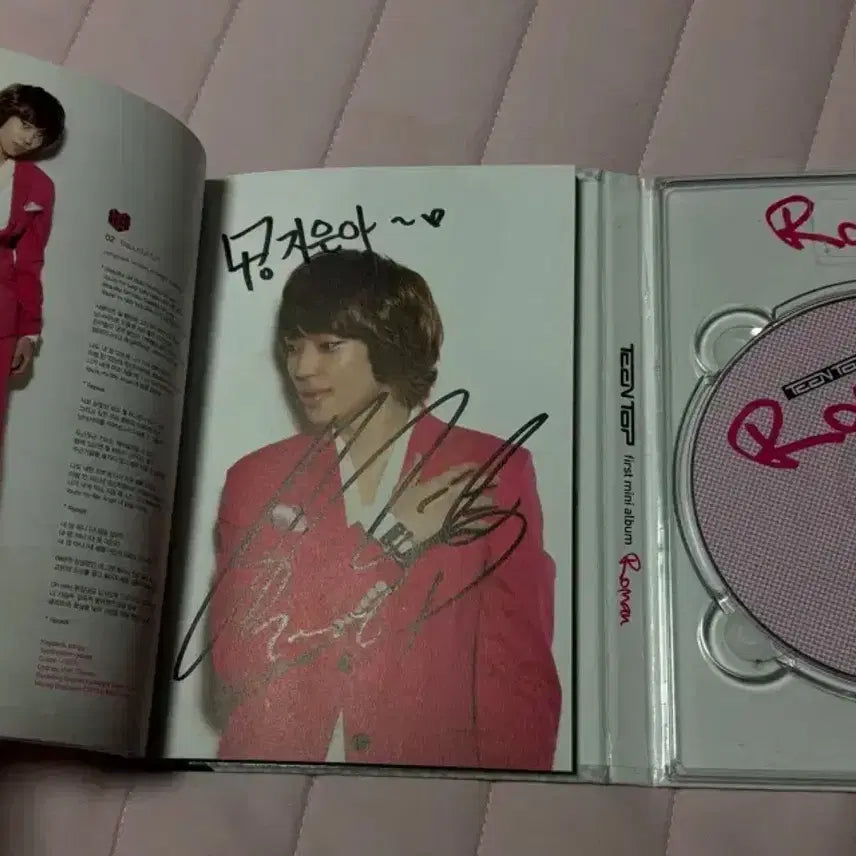 [BUNJANG] Teen Top 1st Mini Album "Roman" Signed / 틴탑 친필 1st Roman 미니앨범
