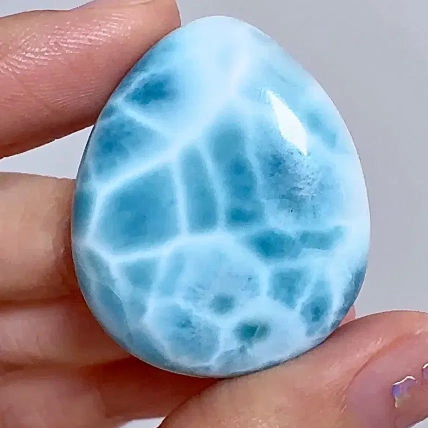 [SOLD OUT] [천연원석] 고퀄리티 라리마 물방울 모양 | Larimar