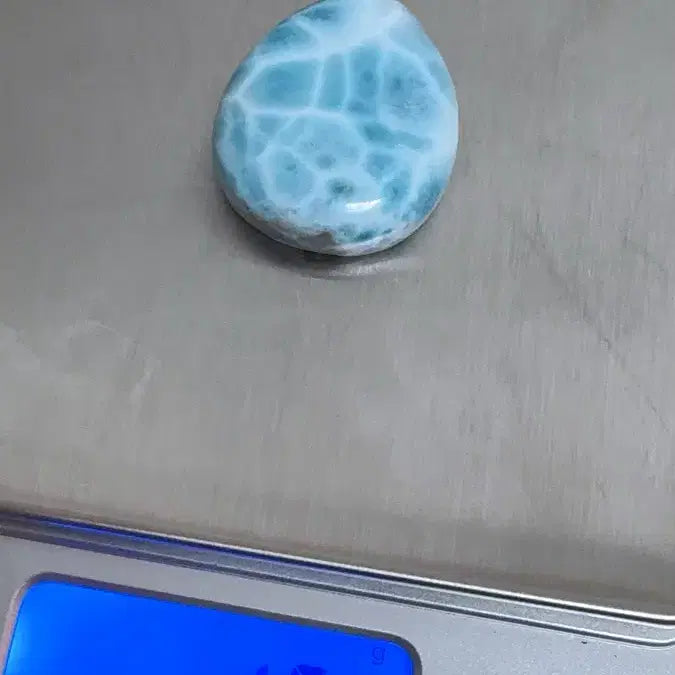 [SOLD OUT] [천연원석] 고퀄리티 라리마 물방울 모양 | Larimar