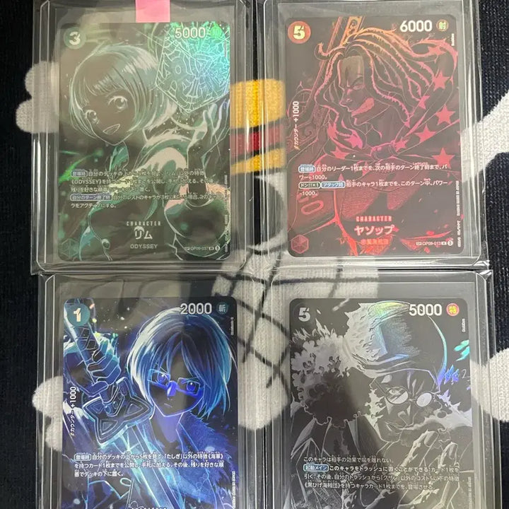[SOLD OUT] 원피스카드 일판 사제의연sp싱글4종 일괄 판매