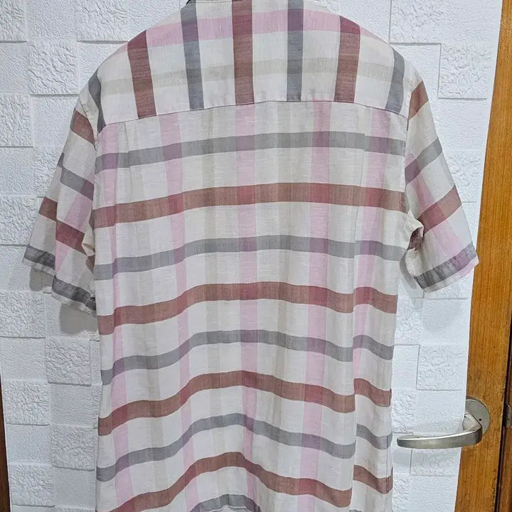[SOLD OUT] 닥스 체크 반팔 셔츠 L