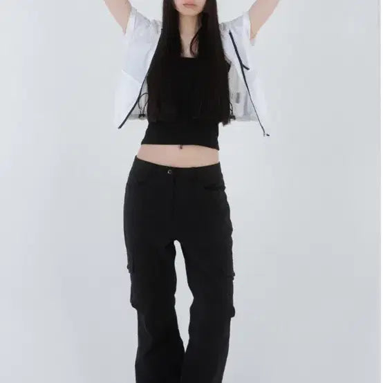 [BUNJANG] Miseki Seoul Bootcut Cargo Pants / 미세키서울 부츠컷 카고팬츠