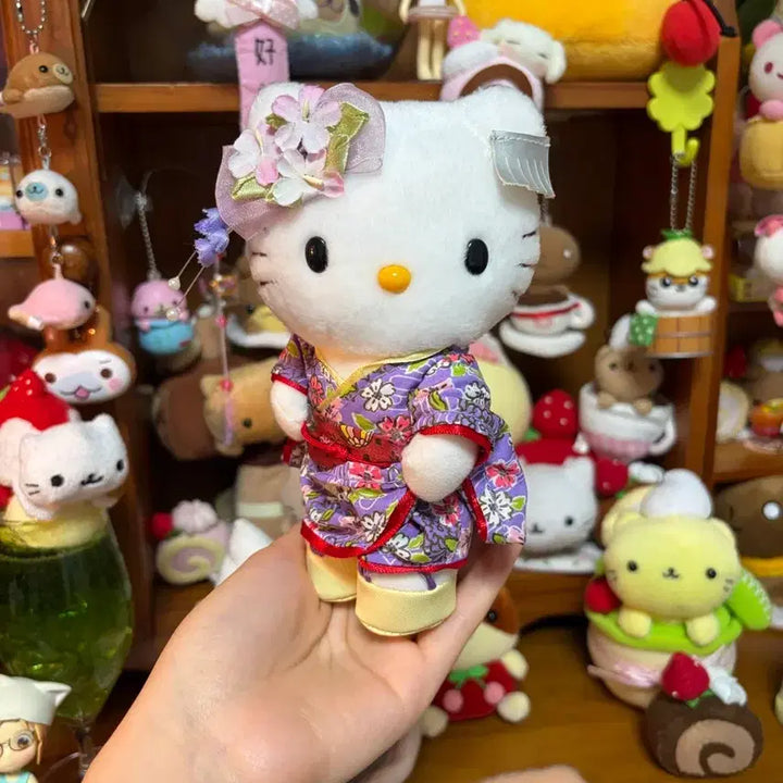 [BUNJANG] Sanrio Classic Hello Kitty Doll in Kimono / 헬로키티 인형 기모노 고전인형 고전키티 산리오