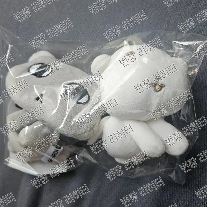[BUNJANG] Ganadi &amp; Goniani Monitor Plush Doll + Laptop Sticker Set / 가나디 고냐니 모니터 봉제인형 노트북 스티커