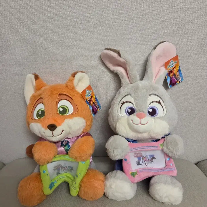 [BUNJANG] Zootopia Judy Hopps &amp; Nick Wilde Plush Set / 주토피아 주디 인형 새상품 닉 퍼즈비