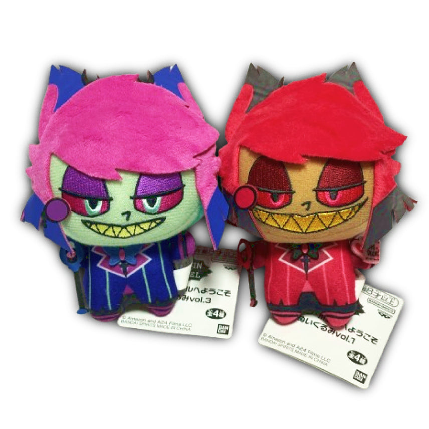 [BUNJANG] Helluva Boss Alastor Chibi Plush 2-Set Bundle / 해즈빈 호텔 치비구루미 알래스터 인형 2종 세트