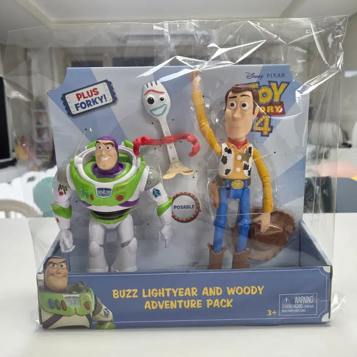 [BUNJANG] Disney Pixar Toy Story 4 Buzz Lightyear Woody Forky Adventure Pack Figures / 토이 스토리 4 버즈 라이트이어 우디 포키 어드벤처 팩