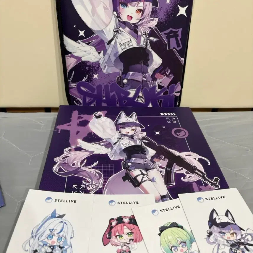 [BUNJANG] Shibuki Galaxy Store Collaboration Pouch Set / 텐코 시부키 갤럭시 스토어 콜라보 파우치 + 박스 +스티커