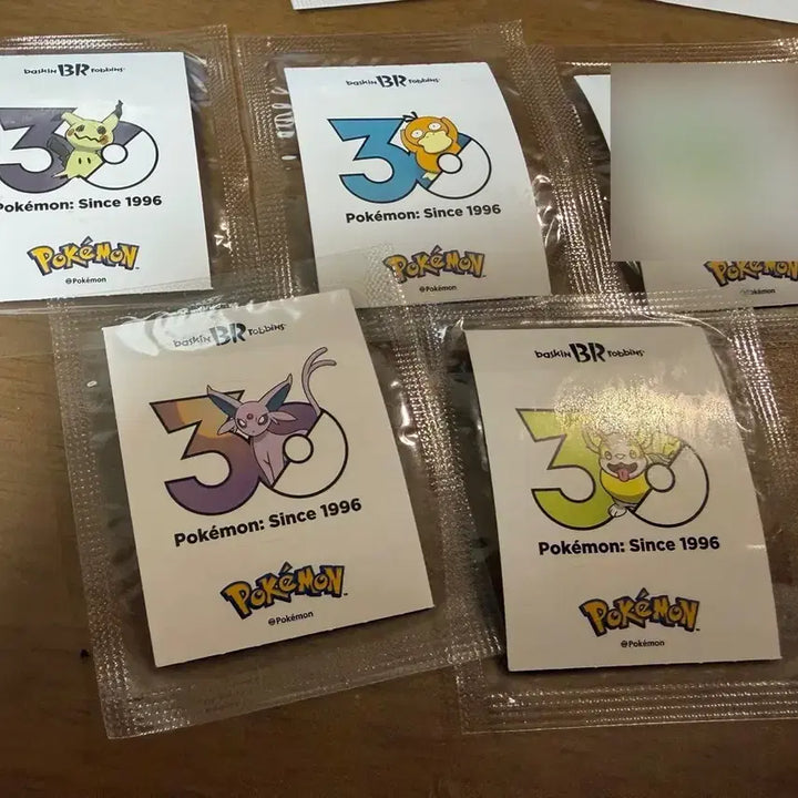 [BUNJANG] Pokemon Baskin Robbins Stickers (Ttibu-seal) / 교환) 베스킨 포켓몬 띠부씰