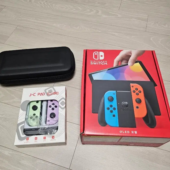 [SOLD OUT] 닌텐도 스위치 OLED 모델 + 호환 조이콘 + 케이스