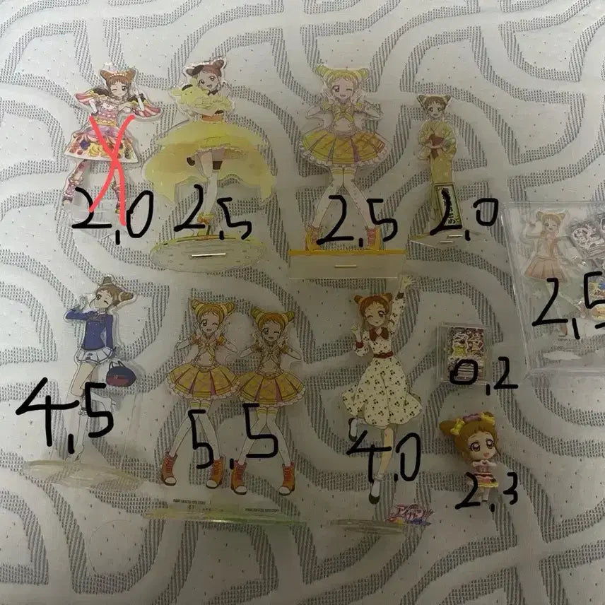 [BUNJANG] Aikatsu Otome Acrylic Nui School Look Ita Bag / 아이카츠 오토메 아크릴 누이 팬증 이타백 스쿨룩