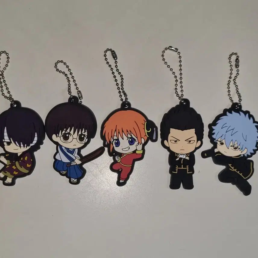 [BUNJANG] Gintama Rubber Strap Set / 은혼 러버스트랩 세트