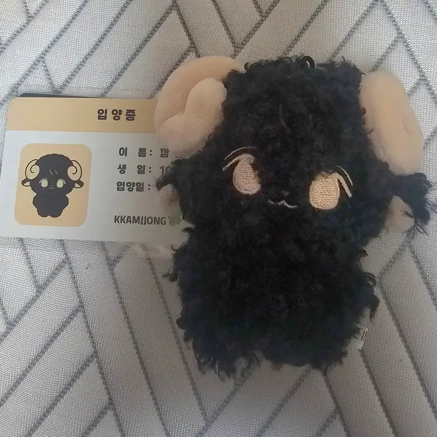 [BUNJANG] SEVENTEEN Jeonghan Kkamjjong 10cm Plush Doll / 세븐틴 정한 속성 인형 깜쫑