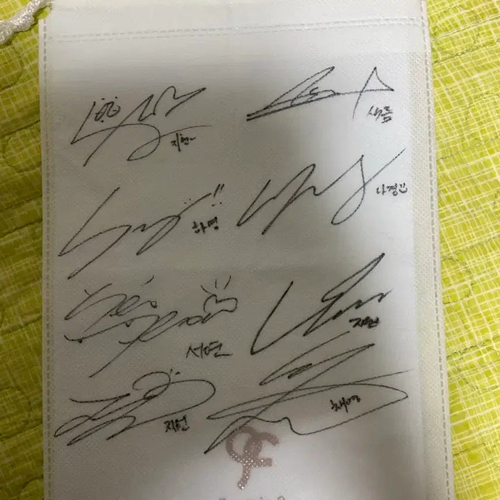 [BUNJANG] fromis_9 All Members Autographed Lightstick Pouch / 프로미스나인 전 멤버 싸인 응원봉 파우치