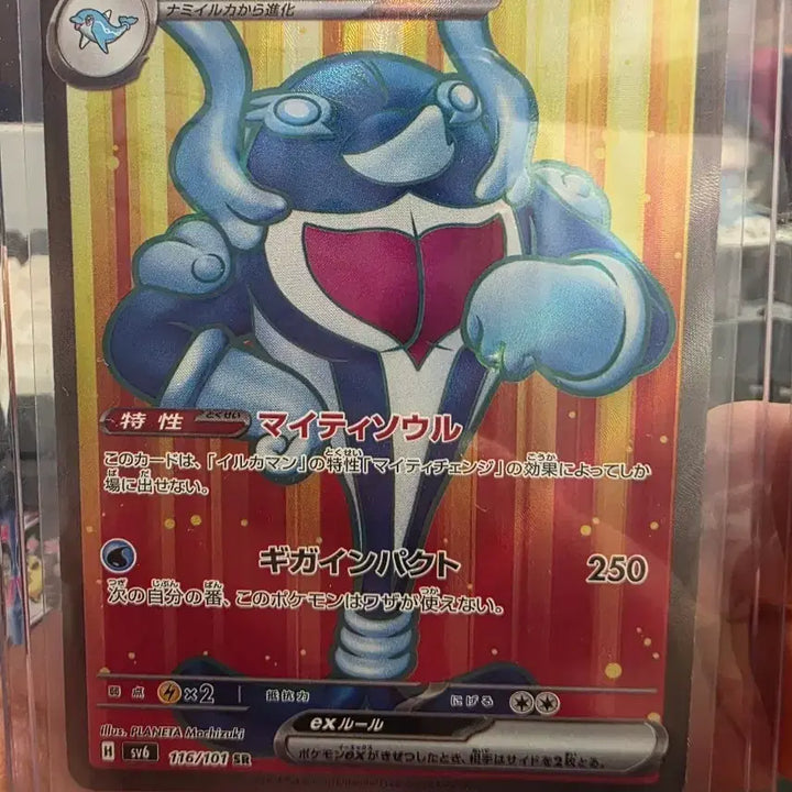 [SOLD OUT] 포켓몬카드 돌핀맨 EX 116/101 SR