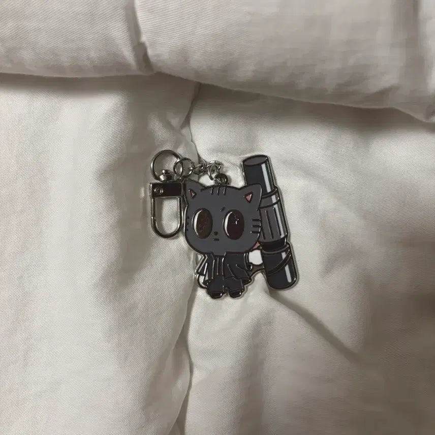 [SOLD OUT] CU 다고냥 메탈참 키링 뿔바투 다고냥 별모아 키링