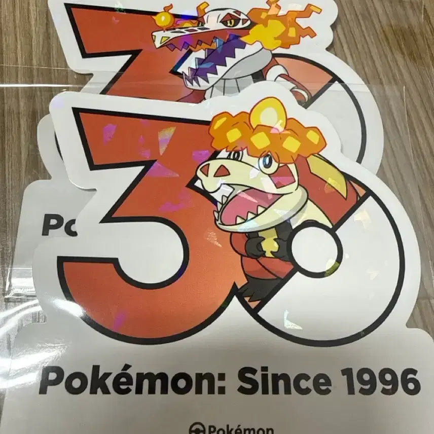 [SOLD OUT] 일괄) 포켓몬 30주년 스티커 악뜨거 + 라우드본