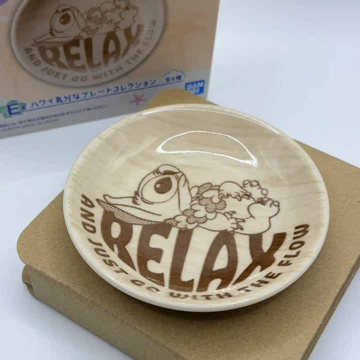[SOLD OUT] 디즈니 릴로와스티치 제일복권 E상 하와이 컬렉션 플레이트 미니접시 스티치