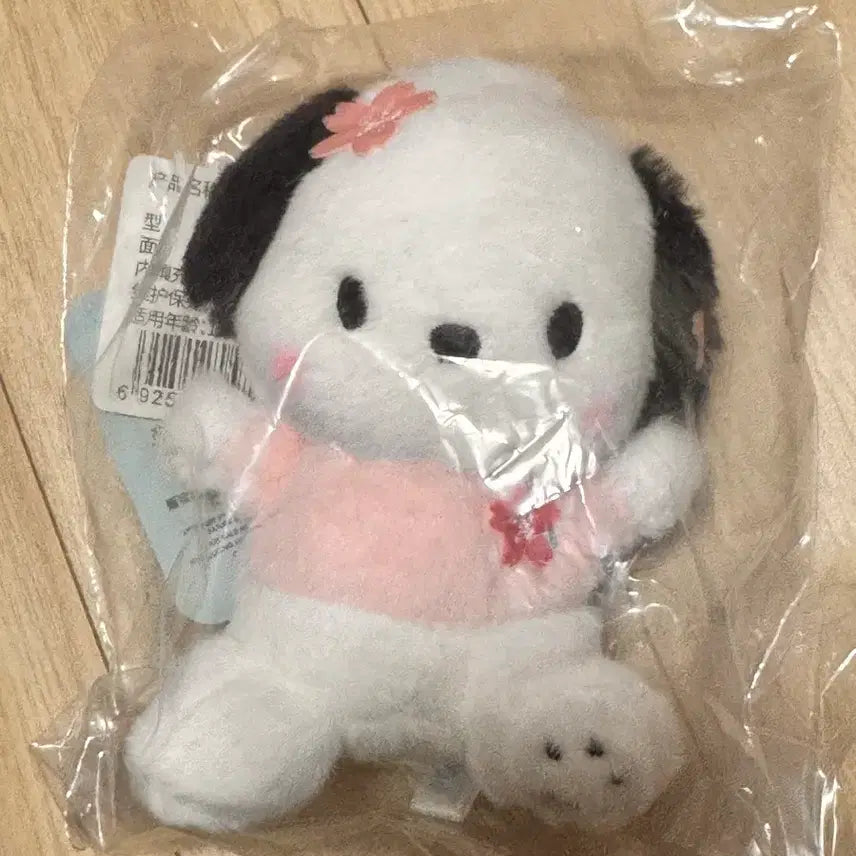 [SOLD OUT] 산리오 포차코 인형 벚꽃키링